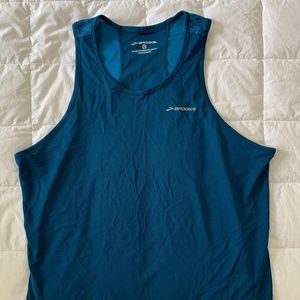 Brooks Running TankTop/ Sz Large/ Blue
